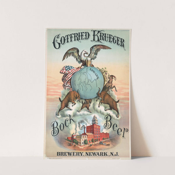 Gotfried Kruger brewery, Newark, N.J., Bock beer by Henry Jerome Schile