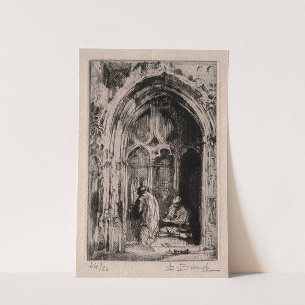 Gothic Doorway (c. 1902–41) by Auguste Brouet