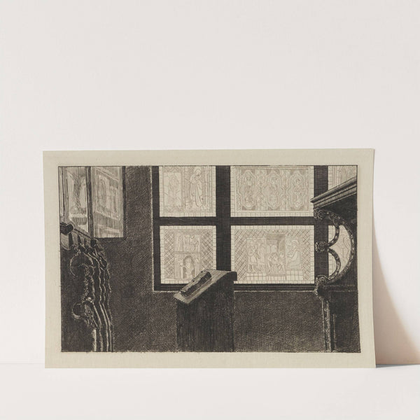 Gothisches Zimmer im Kunstgewerbe-Museum (1881) by Max Klinger