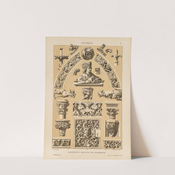 Gotisch – Architektur, Skulptur und Ornamentik (1887) by Heinrich Dolmetsch