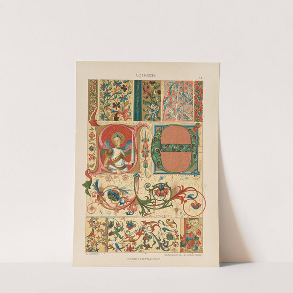 Gotisch – Manuskriptmalerei (1887) by Heinrich Dolmetsch