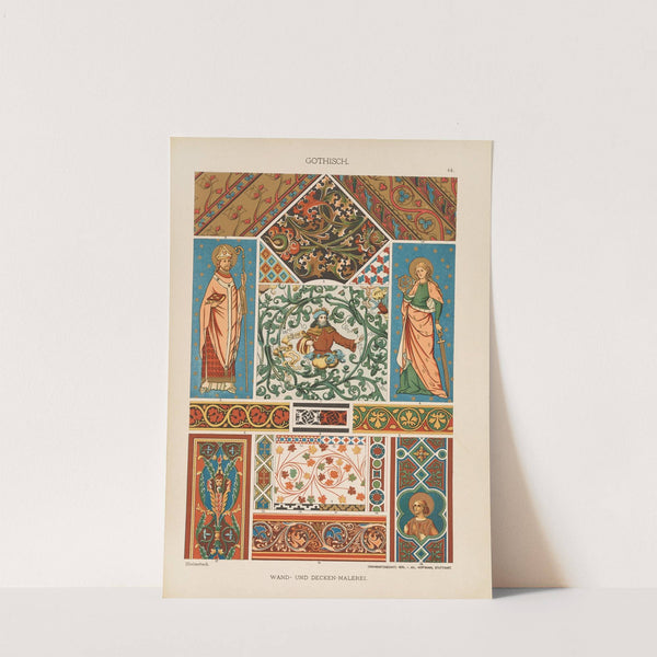Gotisch – Wand- und Decken-Malerei (1887) by Heinrich Dolmetsch