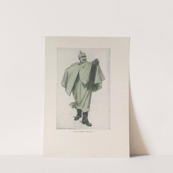 ‘Gott Strafe Italien!’ (1916-1917) by Louis Raemaekers
