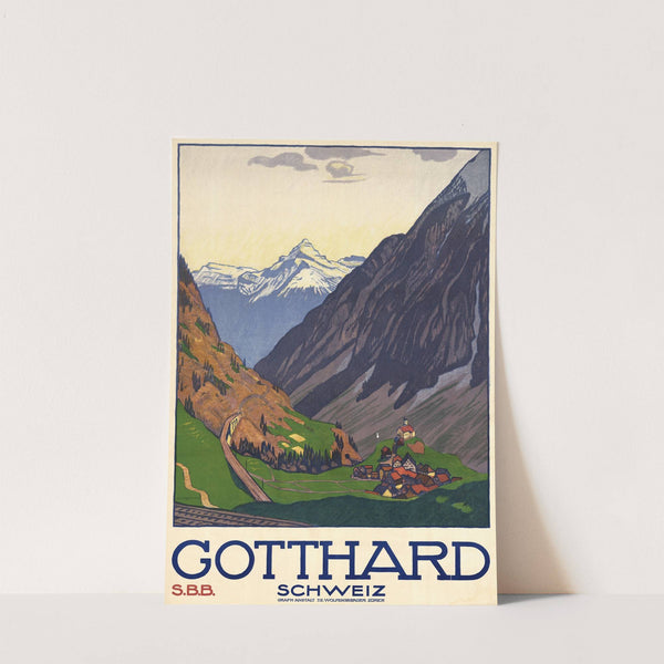 Gotthard Schweiz (1914) by Emil Cardinaux