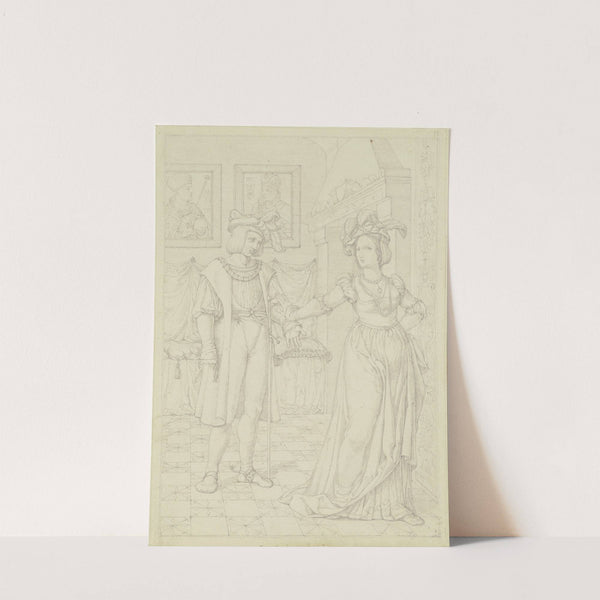 Götz von Berlichingen; Adelheid und Weislingen (1811) by Franz Pforr