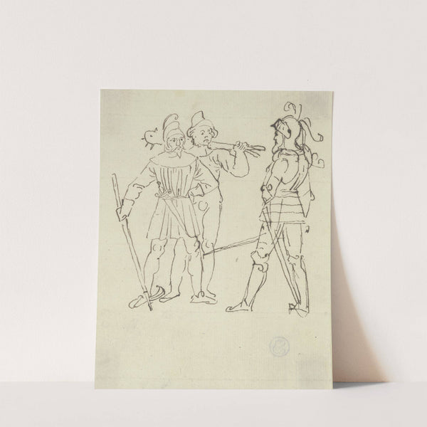 Götz von Berlichingen und die Bauern by Peter von Cornelius