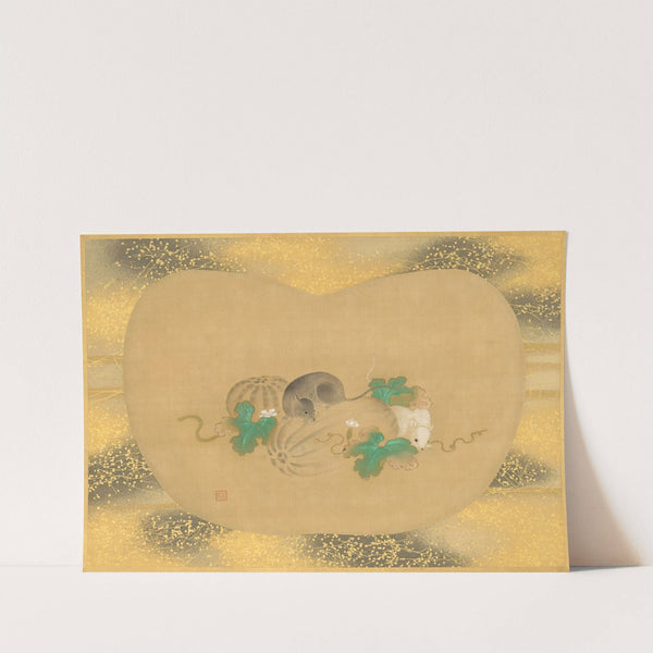 Gourd and mice (18th century) by Kanō Tsunenobu