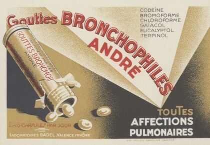 Gouttes bronchophiles André (1910-1950)
