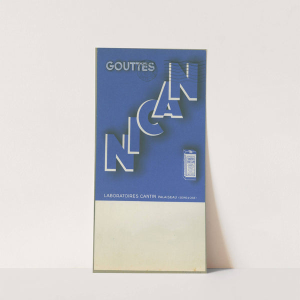 Gouttes Nican (1910-1950) by Laboratoires Cantin