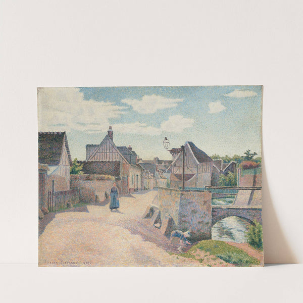 Gouvernes, près Lagny (1888) by Lucien Pissarro