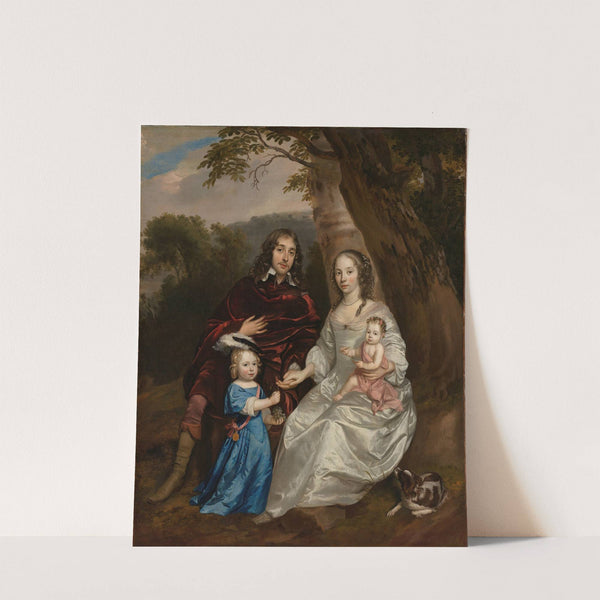 Govert van Slingelandt (1623-90), lord of Dubbeldam. With his first wife Christina van Beveren and their two sons by Jan Mijtens