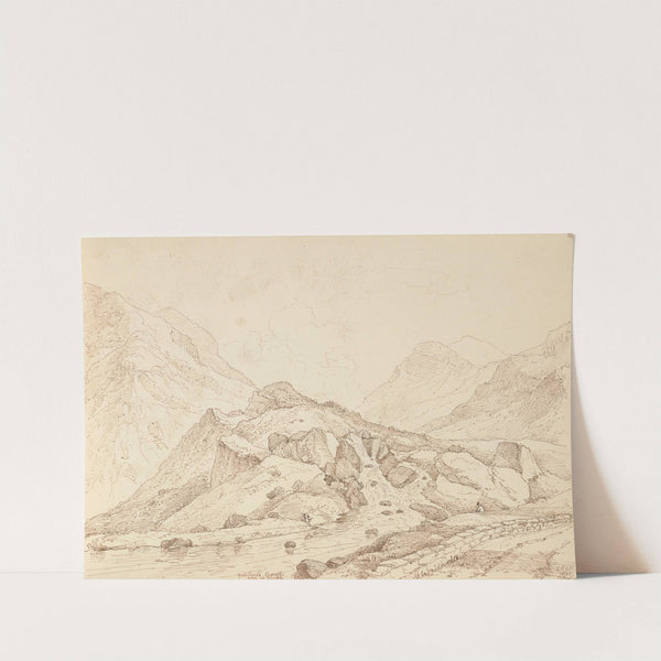 Gowland's Cascade, Gap of Dunloh, 6 September 1841 by Thomas Hastings