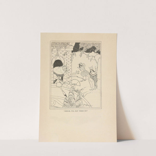 Gr-r-r, I’ll eat them up! by Jean de Bosschère