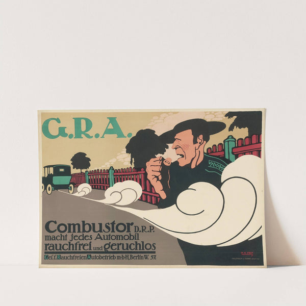 GRA Combustor DRP macht jedes Automobil rauchfrei und geruchlos (1910) by Hans Rudi Erdt