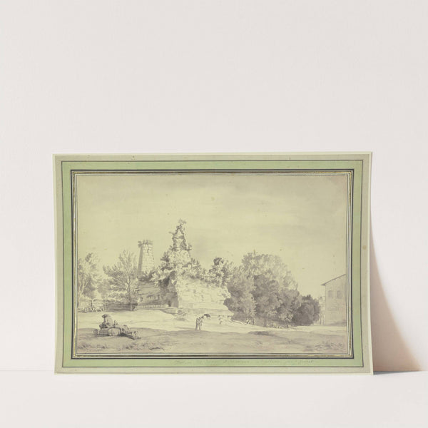 Grabmal der Horatier und Curiatier by Claude-Joseph Vernet