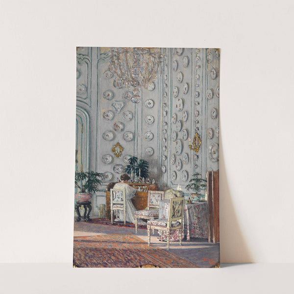 Gräfin Gisela Kinsky im Porzellanzimmer by Heinrich Tomec