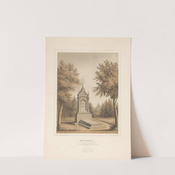 Grafmonument voor Jacobus Ludovicus Conradus Schroeder van der Kolk (1862) by Pieter Wilhelmus van de Weijer