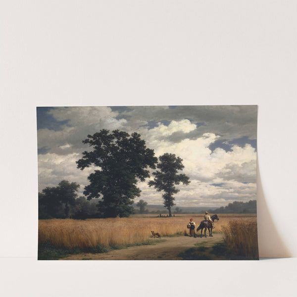 Grain Harvest by Robert Zünd