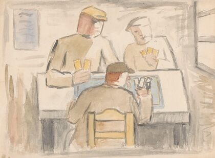 Grający w karty (1932)