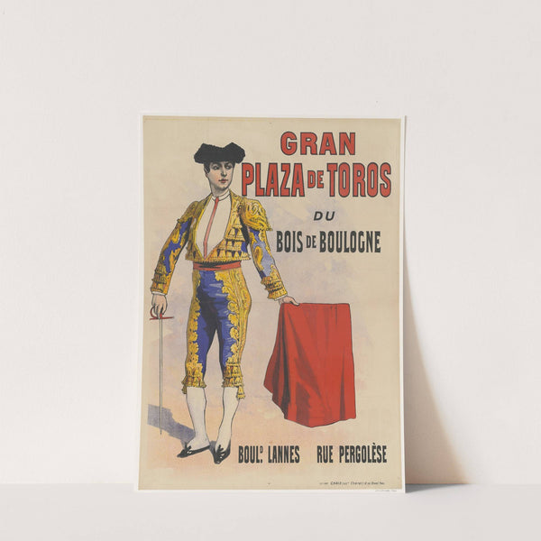 Gran plaza de toros du Bois de Boulogne. Boul. Lannes, rue Pergolèse (1889) by Jules Chéret