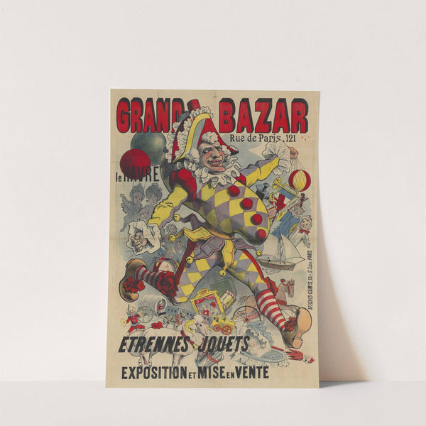 Grand Bazar, Le Havre. Etrennes, jouets. Polichinelle (1891) by Imp. Camis