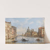 Grand Canal with a view of Santa Maria della Salute by Giovanni Grubacs