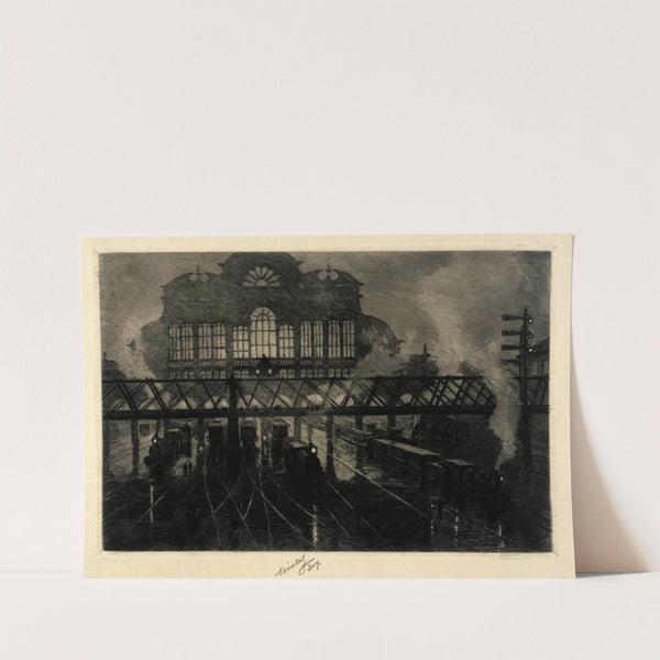 Grand Central Station at Night (1890) by Charles Frederick William Mielatz