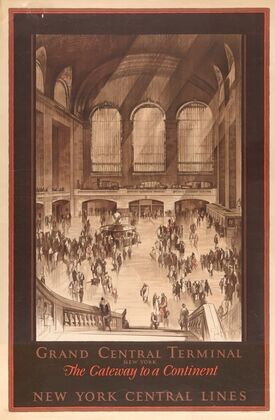 Grand Central Terminal, New York – the gateway to a continent New York Central Lines.