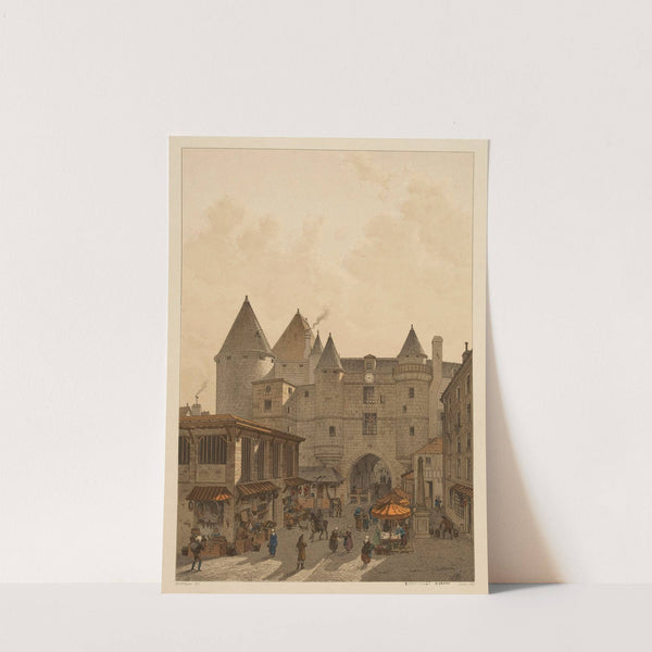 Grand Châtelet. Vue prise de la rue Saint-Denis (1915-1945) by Fédor Hoffbauer