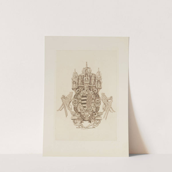 Grand écusson gothique (1884) by Henri-Charles Guérard