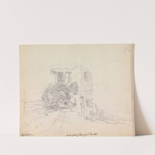 Grand Gate of Denbigh Castle by James Moore