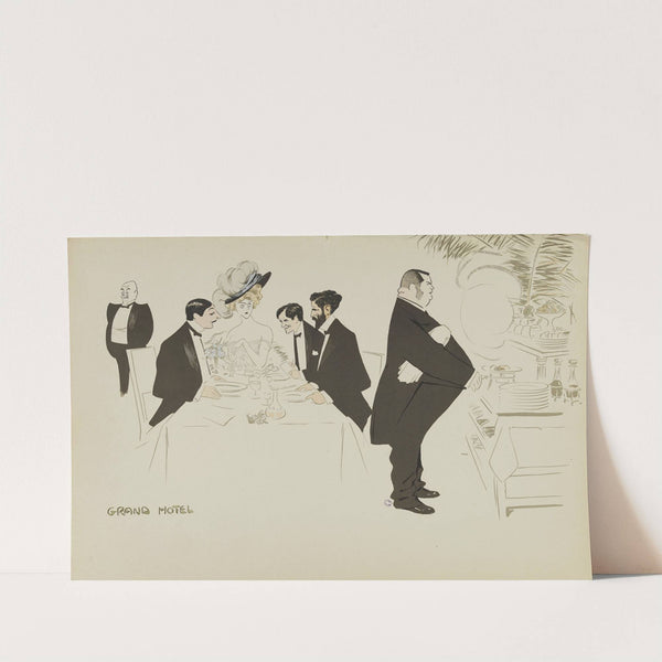 Grand Hotel (1909) by Georges Goursat (Sem)