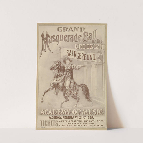 Grand Masquerade Ball Of The Brooklyn Saengerbund by Anonymous
