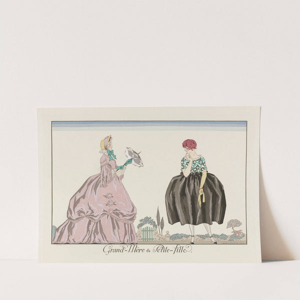 Grand-Mère & Petite-fille (1924) by George Barbier