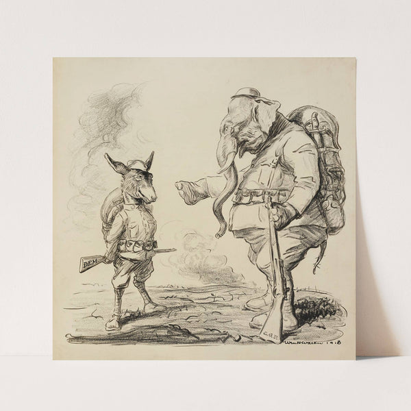 Grand Old Private; I’m as good as solider as you are even if your General thinks I’m not (1918) by William Henry Walker