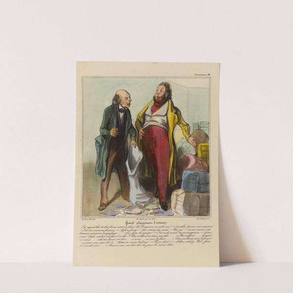 Grand placement d’actions (1836-1838) by Honoré Daumier