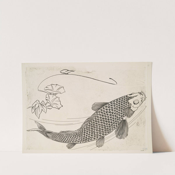 Grand poisson dans le genre japonais (1866) by Félix Bracquemond