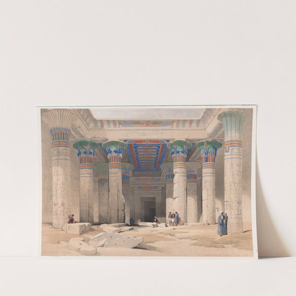 Grand portico of the Temple of Philæ, Nubia. (1846-1849) by David Roberts