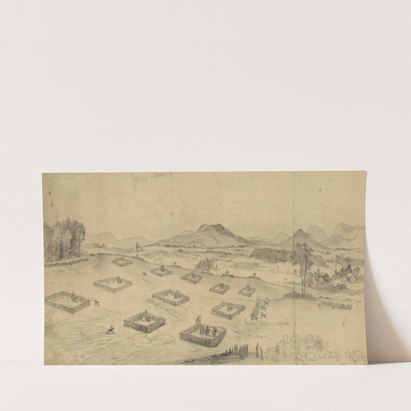 Grand review of Gen. N.P. Banks’s Corps at Little Washington, Va. (1863) by Edwin Forbes