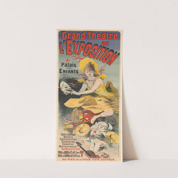Grand Théâtre de l’Exposition. Palais des enfants. Opéra-comique, ballets, pantomines (1889) by Jules Chéret