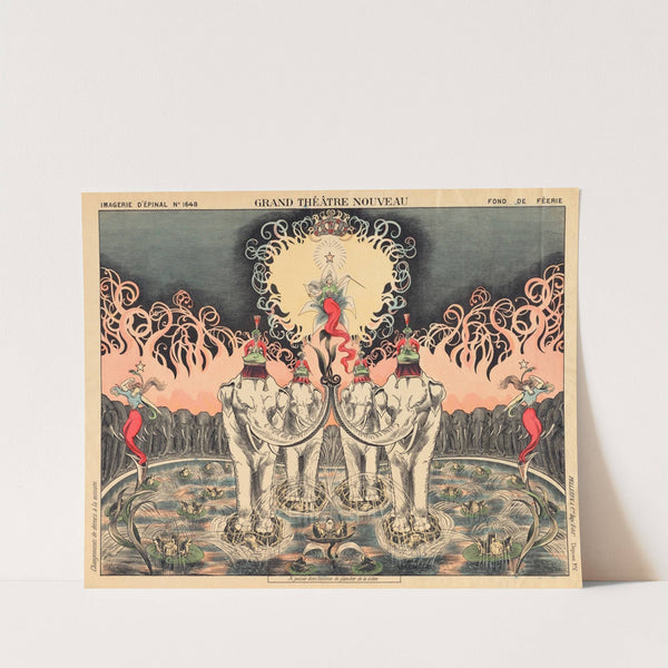 Grand théâtre nouveau (1890-1899) by Imagerie Pellerin