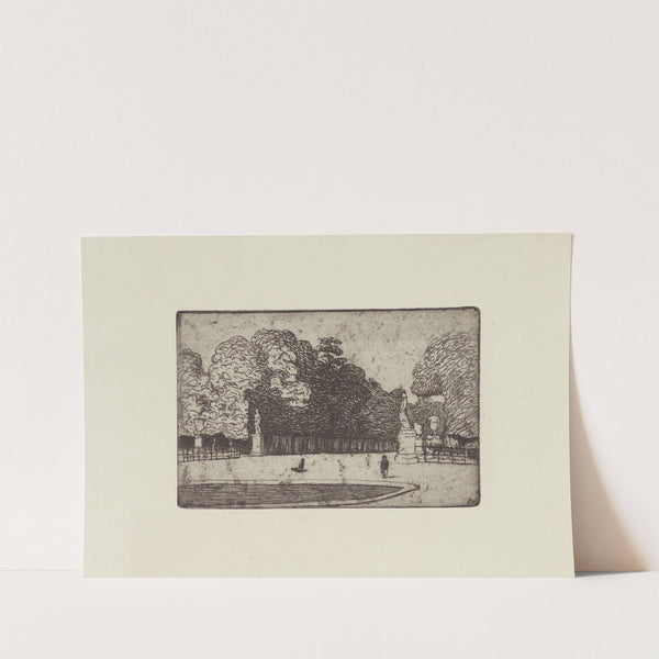 Grande allée du Luxembourg (1893) by Félix Vallotton