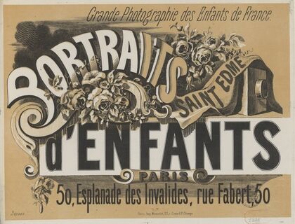 Grande photographie des enfants de France. Portraits d’enfants (1890)