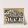 Grande photographie des enfants de France. Portraits d’enfants (1890) by Imp. Moucelot