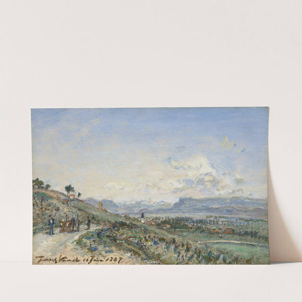 Grande route départementale de Lyon à Grenoble (1887) by Johan Barthold Jongkind