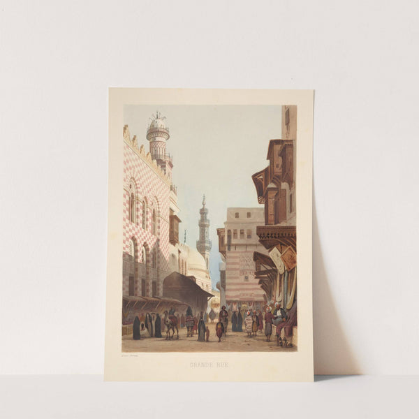 Grande rue (High street) (1841) by Hector Horeau