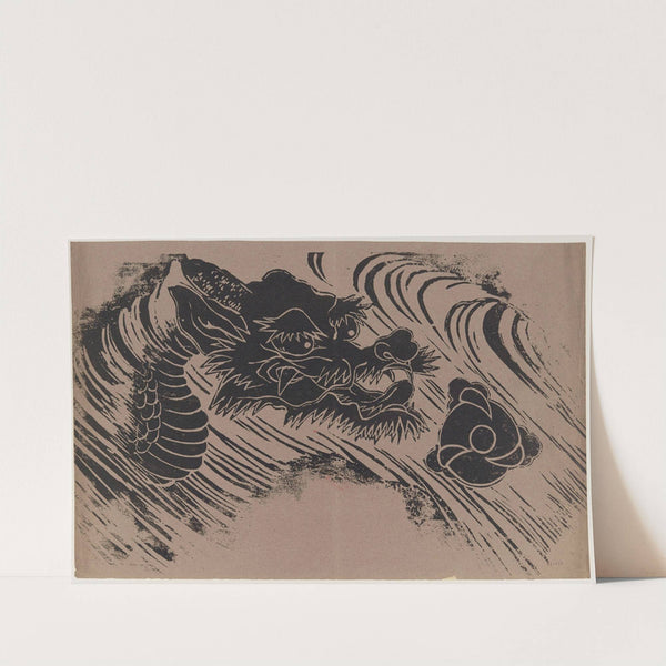 Grande tête de dragon (1890) by Henri-Charles Guérard