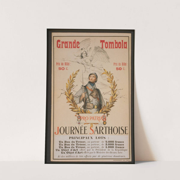 Grande Tombola. Journée Sarthoise - Pro Patria by Lionel Royer