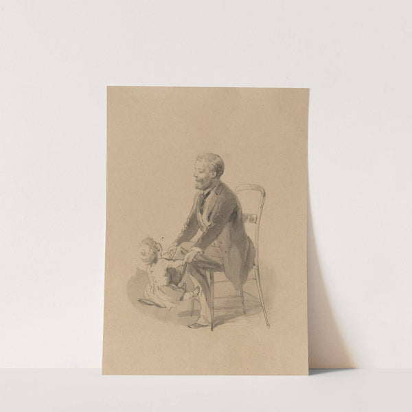 Grandfather and child by Solomon Eytinge