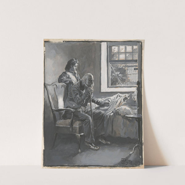 Grandfather and Little Benny by Howard Pyle